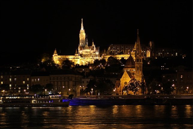 Чарующие огни вечернего Будапешта