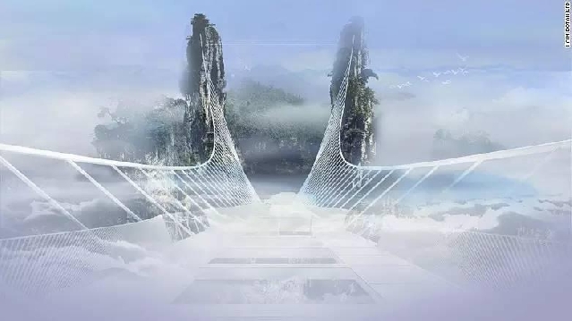 Стеклянный мост в Чжанцзяцзе