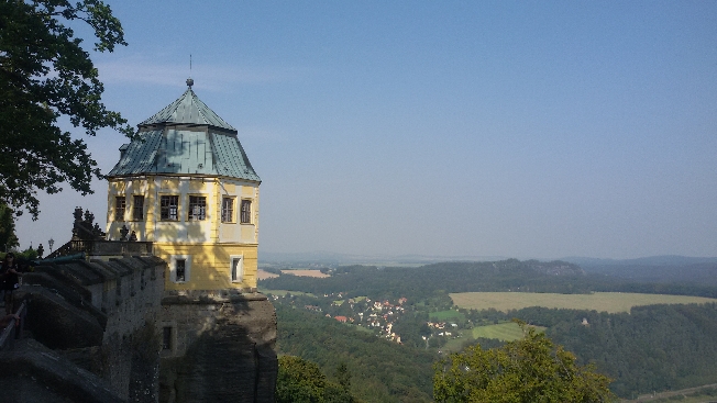 Крепость Кёнигштайн и замок Морицбург