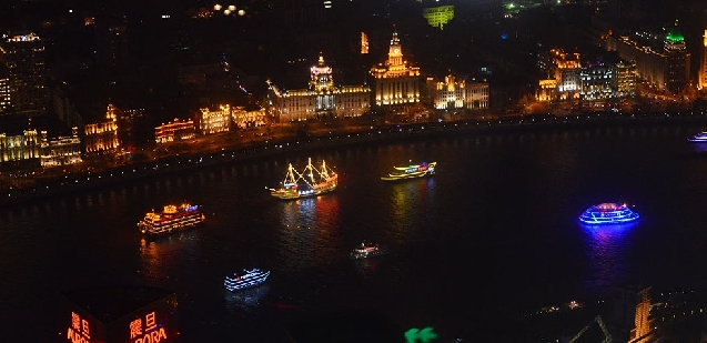 Прогулка по реке Шанхая Хуанпу (Huangpu) на корабле или на яхте!!!