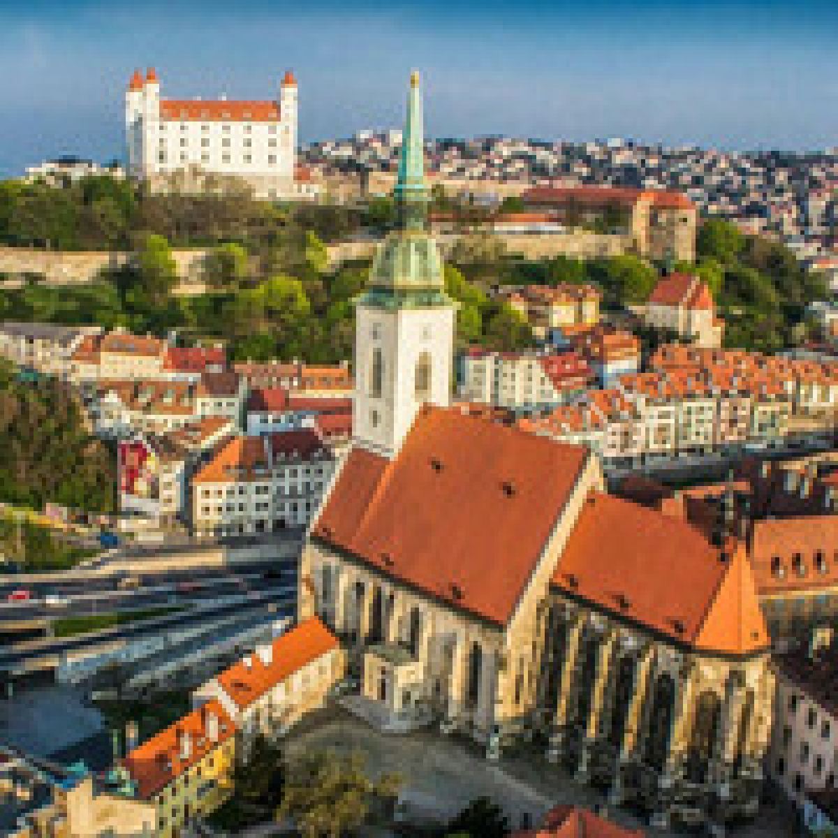 Старинная БРАТИСЛАВА. Замок и исторический центр очаровательной столицы солнечной Словакии