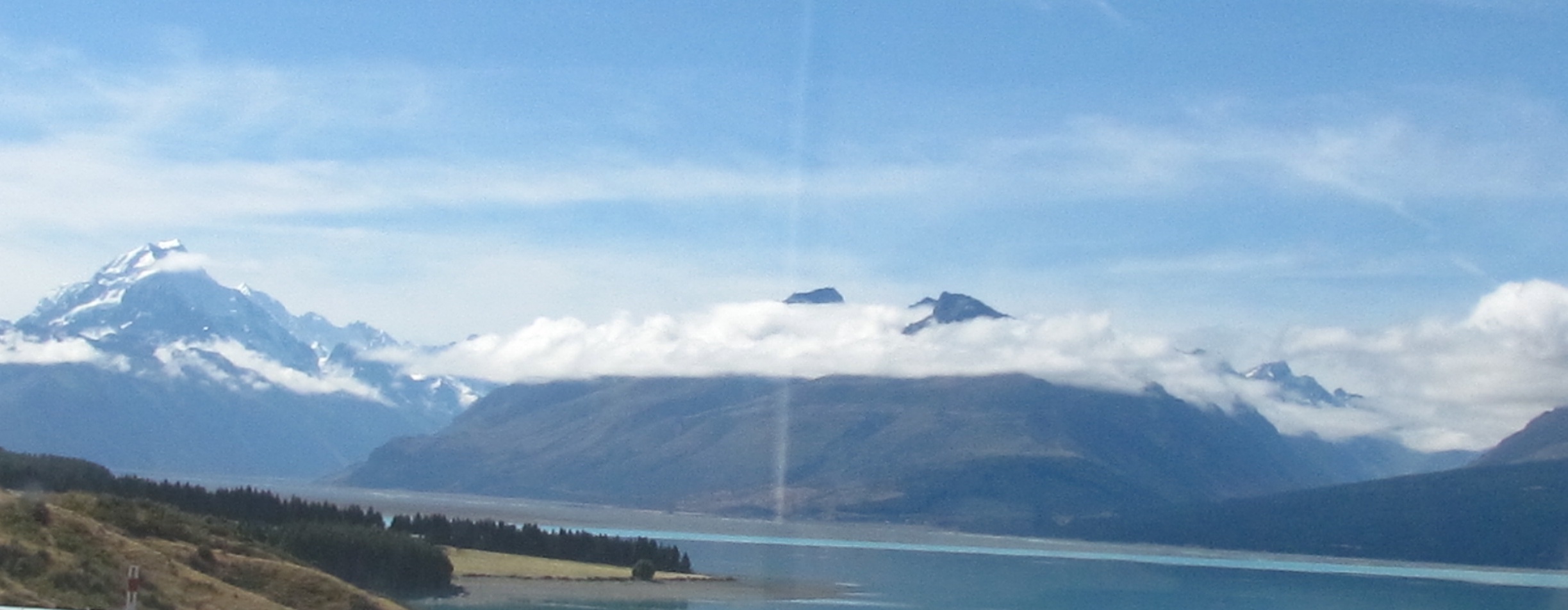 Гора Аораки-большое белое облако