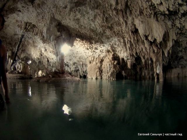 Тулум, Коба, зип-лайн над озером, подземная река Сак Актун и плавание с черепахами в Акумале