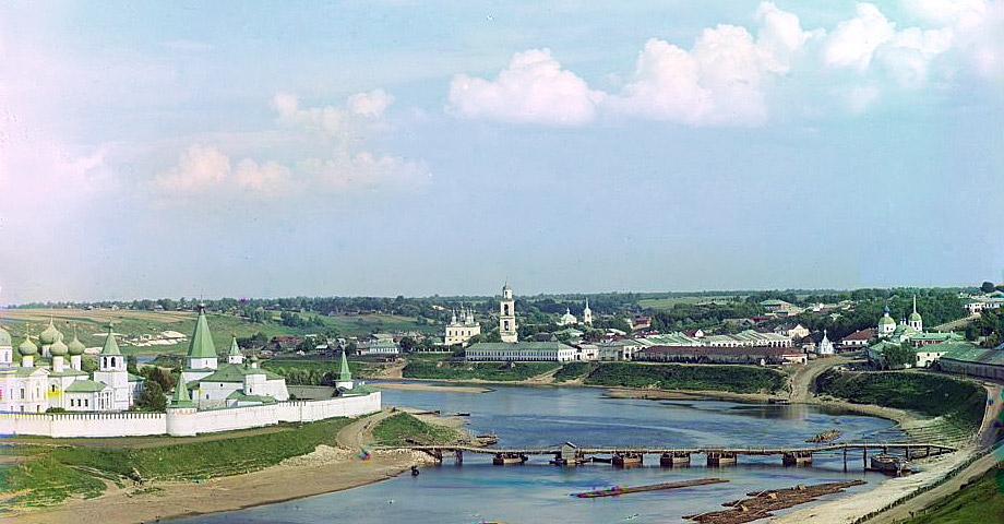 Городок старица на волге