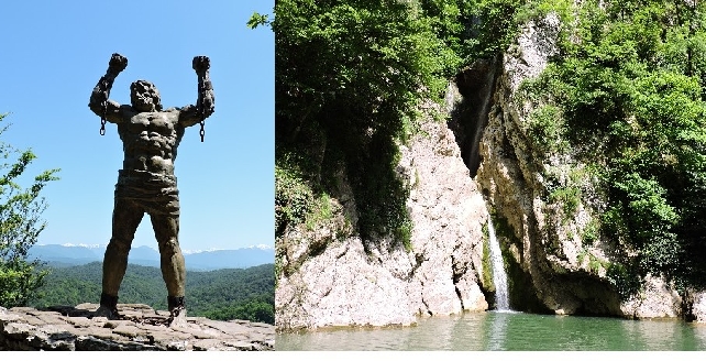 Тропой Прометея (Водопады Агурского ущелья + Орлиные скалы)