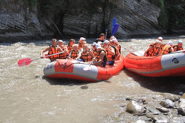 Смелым дорога вперед...(Сплав по горной реке Мзымта +  Скай Парк)