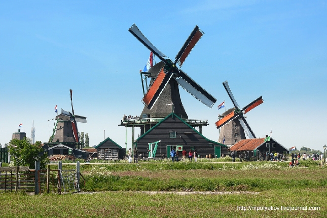 Парк Мельниц - Заансе Сханс и рыбацкая деревушка Волендам