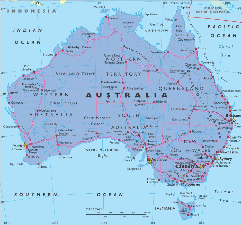 Справка туриста по Австралии