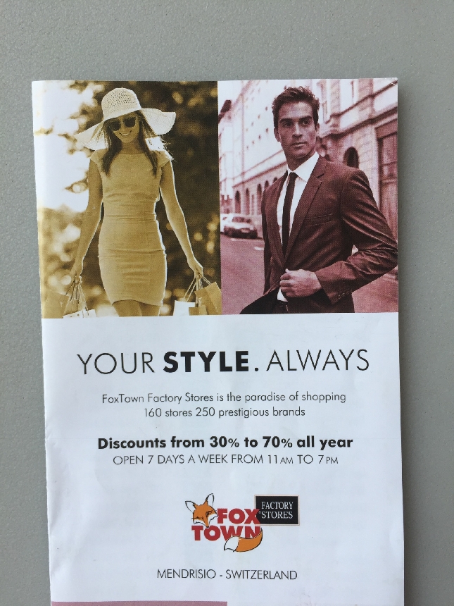 Шоппинг в Фокстауне 