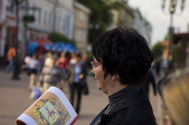«От нижегородца к Горькому (от памятника Чкалова до памятника Горькому)»