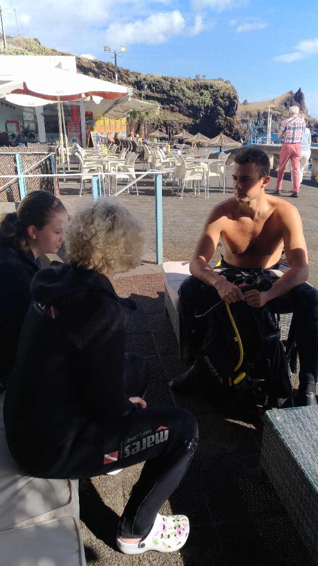 Дайвинг на Мадейре.