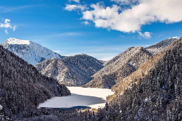 Зимняя Рица+Гегский водопад