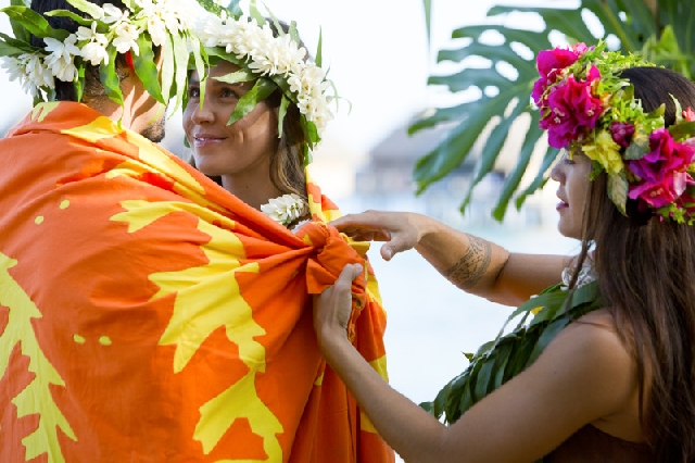 Свадьба в Полинезии, Свадьба на Бора-Бора