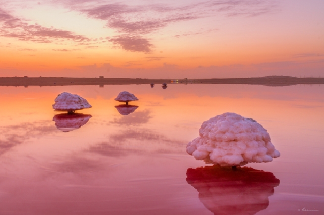 Азербайджанское Мёртвое море — Розовое озеро Масазыр 