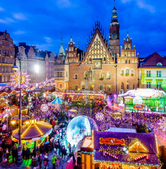 Рождественская ярмарка во Вроцлаве 23. 11 - 31.12.2018