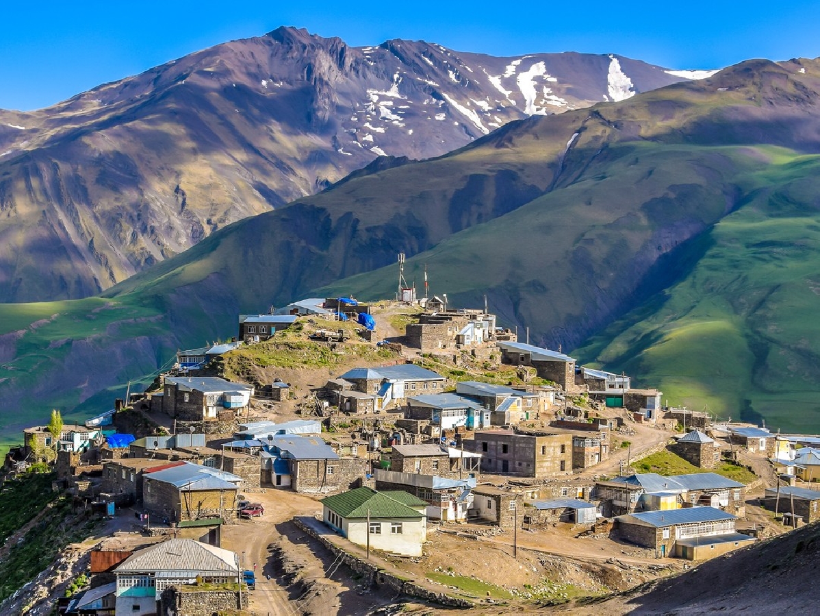 Село Хыналыг в Азербайджане