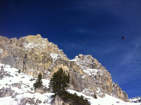 Доломитовые Альпы зимой и летом 