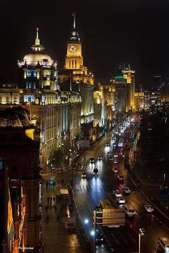 Вечерняя прогулка по Шанхаю