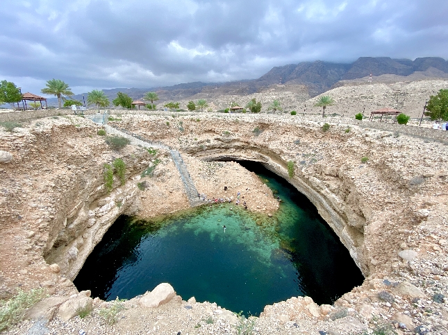 Оазис Wadi Shab и озеро Bimmah Sink Hole | Дмитрий Калистров
