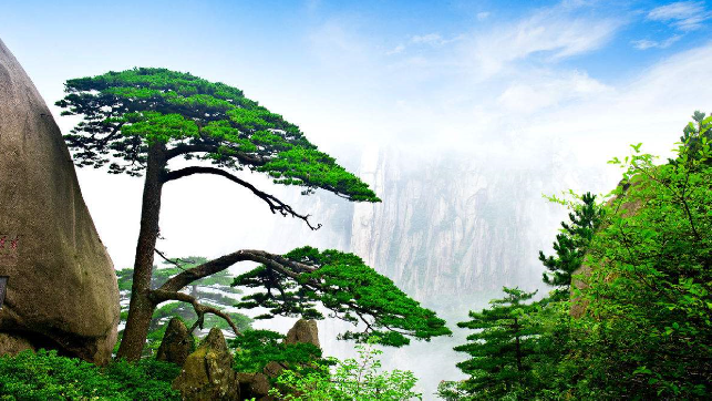 Живописные горы Хуаншань-Желтые горы