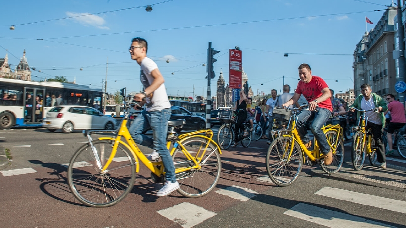 велотур по Амстердаму !