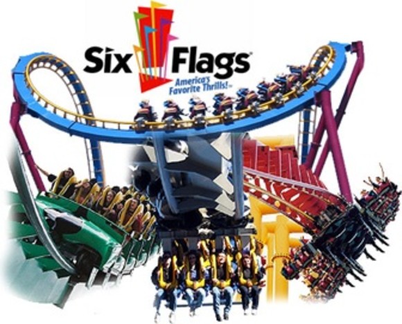 Six Flags — самый большой и самый экстремальный парк аттракционов и аква парк
