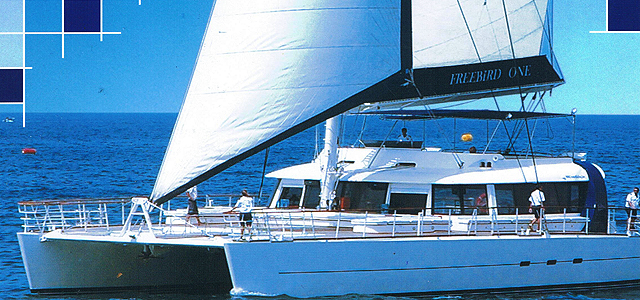 Плавание под парусами Freebird Sailing Катамаран.