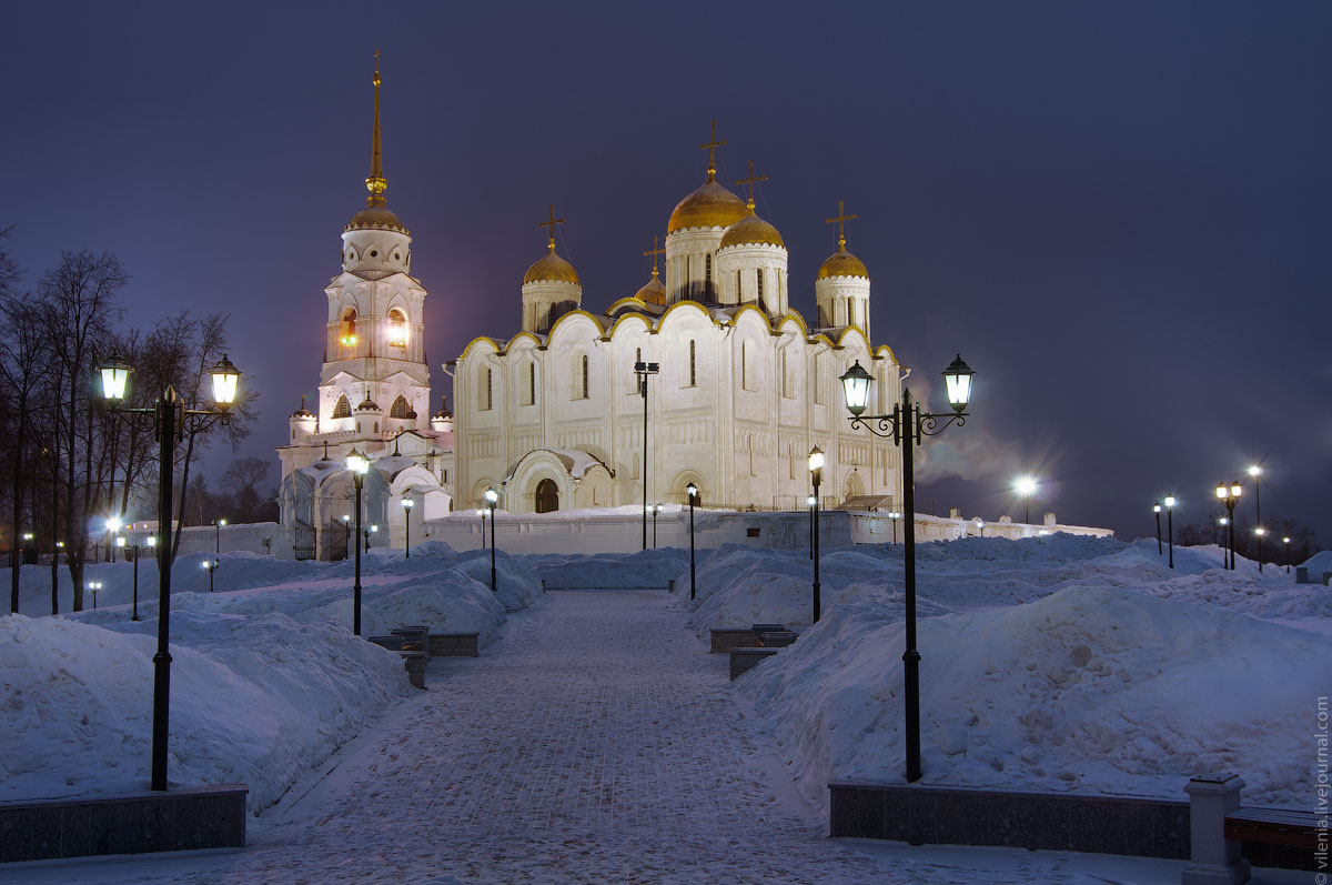 Церковь Хабаровск зимой